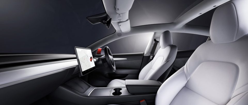 Tesla Model 3 interior 2