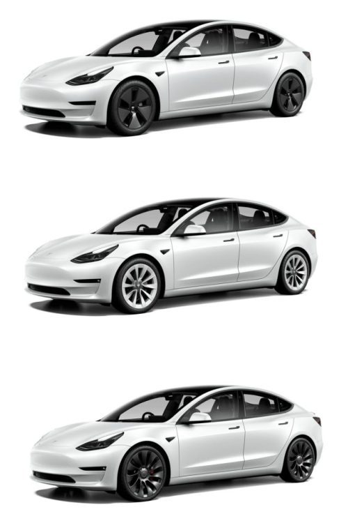 Tesla Model 3 ความแตกต่าง