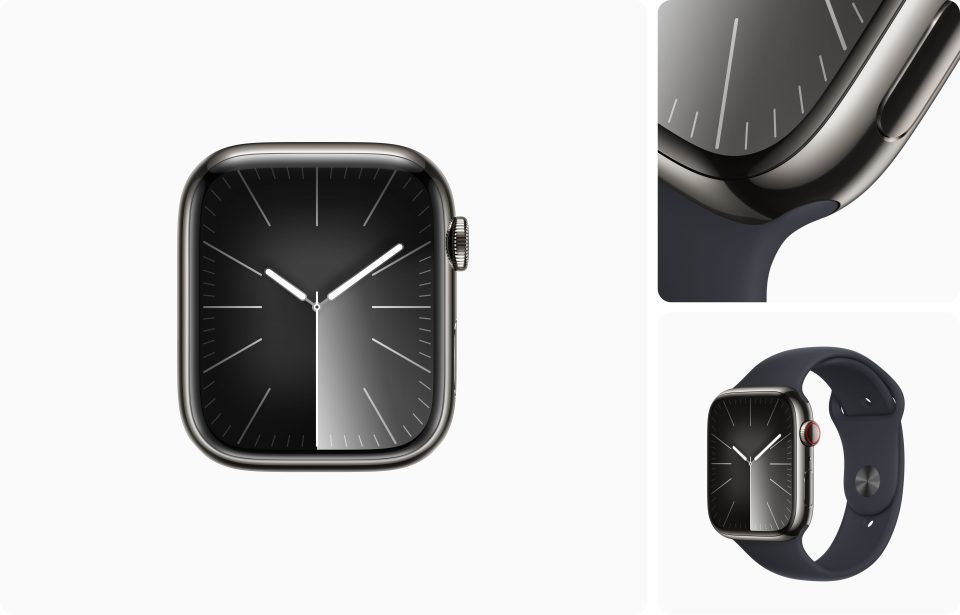 Apple Watch Series 9 stainless graphite
