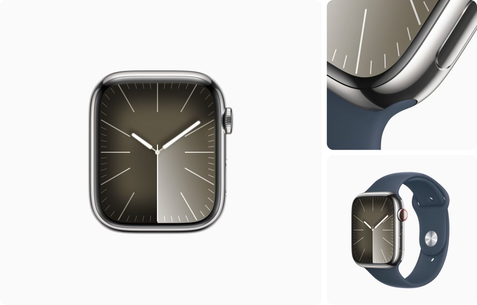 Apple Watch Series 9 stainless silver